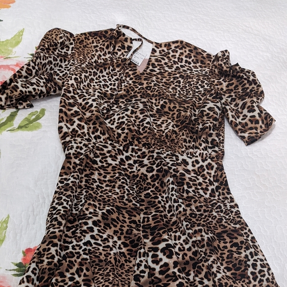 Leopard midi dress - Picture 3 of 4